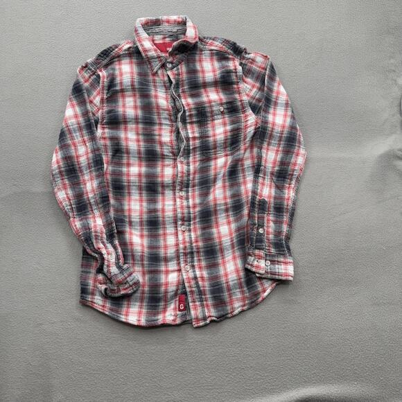 Gramicci Shirt Mens Medium Plaid Button Down Flannel Casual Outdoor Hiking - Picture 1 of 10